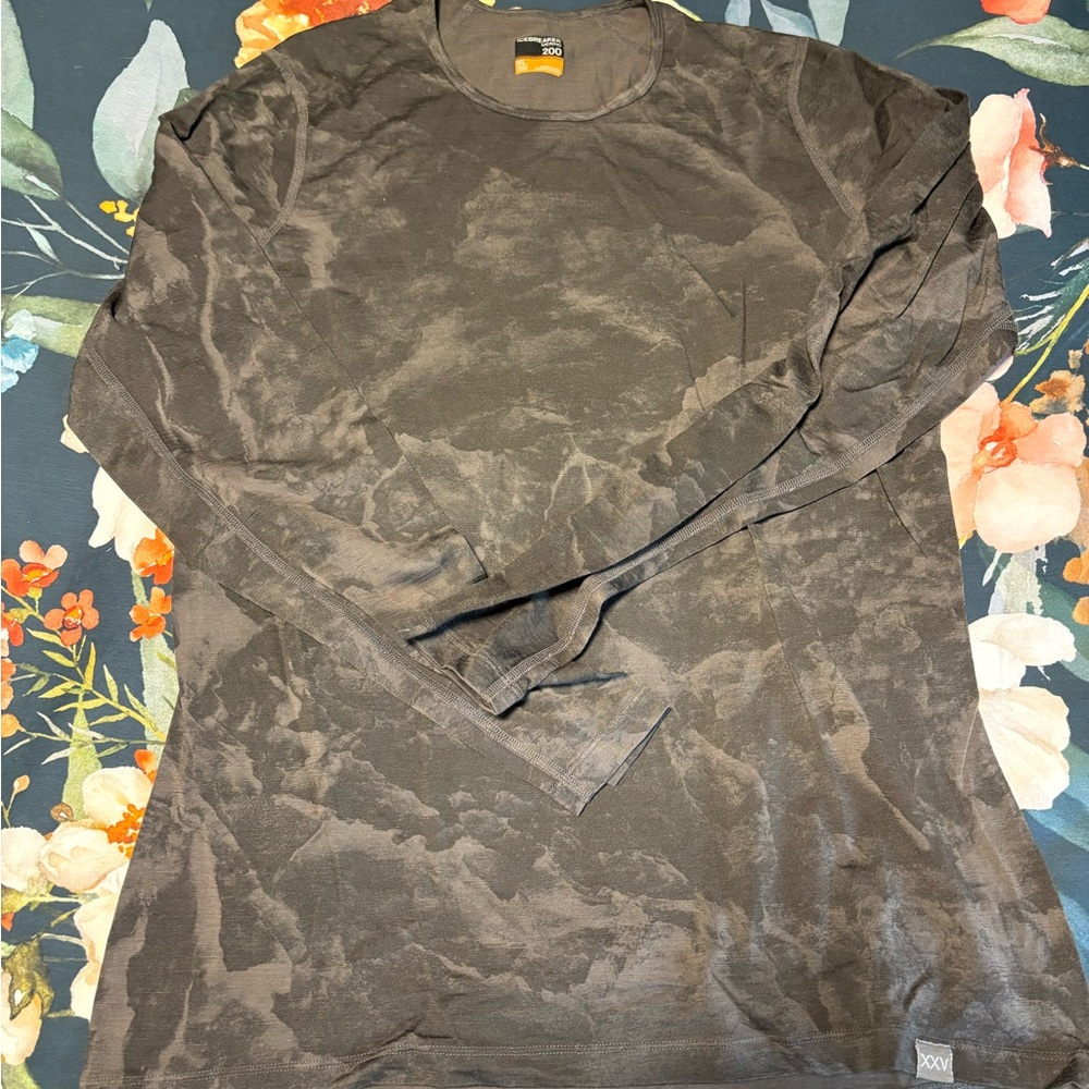Icebreaker Black Long Sleeve Sweater Tees oasis 200